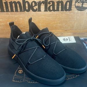 Mens 11.5 Timberland TrueCloud Earth keeper Slip-on Black Canvas